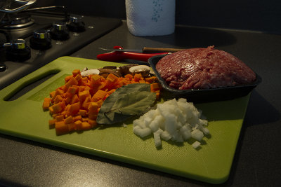 Spaghetti ingredinten