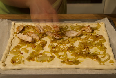 Voorbereiding pizza