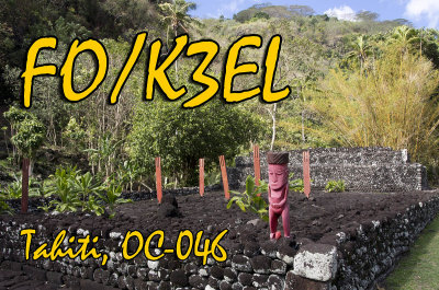 FO/K3EL - Tahiti, 2013