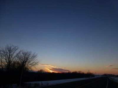 21Dec16 Sunset from WI 133