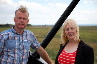 A very nice couple I met today Mary and James.