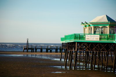 Cafe on end of Pier at St. Annes on the Sea