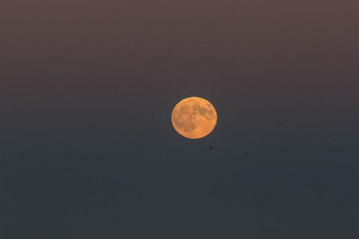 Full Moon Rising over Isles of Shoals, Rye, NH