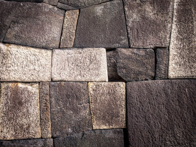 Imperial Palace stonework. Tokyo, Japan