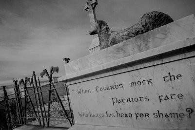 Grave of the Wicklow King, Waverley Cemetery, Sydney, Australia