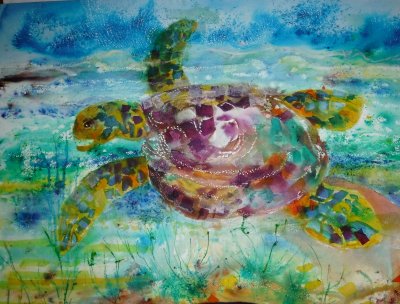 Jeanette's turtle - SOLD