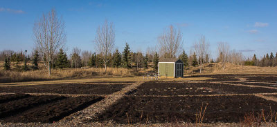 Our Community Garden. Patiently Waiting For Spring