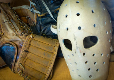 From a time when hockey players were tough.