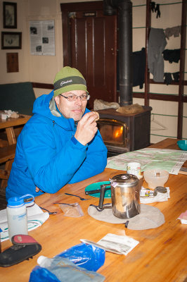Tea and Cookies in Abbot Hut