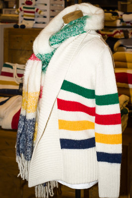 Classic Hudson Bay Sweater and Scarf