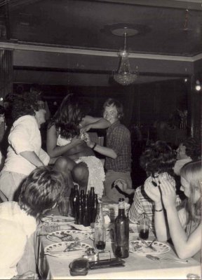 Me in Istanbul in 1979 tipping a Belly Dancer in the traditional manner