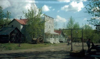 Another view of the ghost mining town