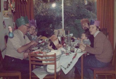 Enjoying a family Christmas 1979