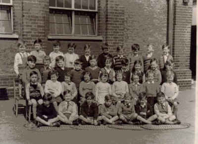 Mayville primary 1956? I'm bottom left looking away from camera