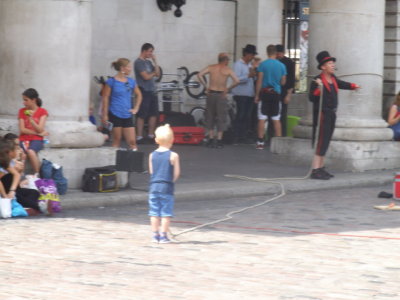 Street entertainer at Covent Garden