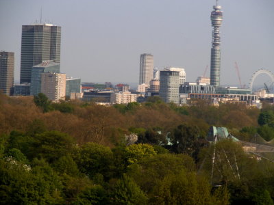 London skyline from Primrose Hill