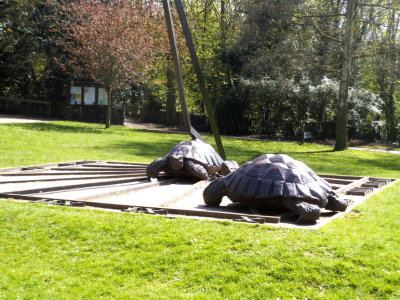 Tortoise Sundial in Holland Park