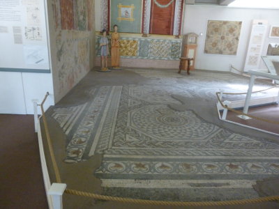 Mosaic at Jewry Wall museum