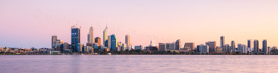 Perth and the Swan River at Sunrise, 10th September 2015