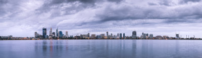 Perth and the Swan River at Sunrise, 15th September 2011