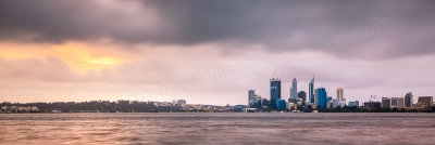 Perth and the Swan River at Sunrise, 18th September 2011