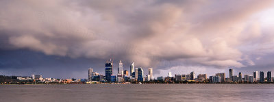 Perth and the Swan River at Sunrise, 27th September 2011