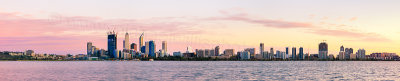 Perth and the Swan River at Sunrise, 30th September 2011