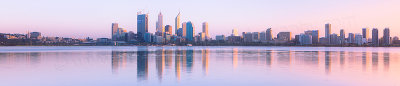 Perth and the Swan River at Sunrise, 7th September 2011