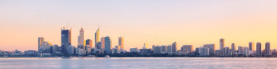 Perth and the Swan River at Sunrise, 1st September 2011