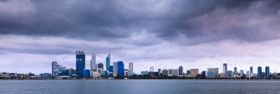 Perth and the Swan River at Sunrise, 14th November 2011