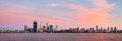 Perth and the Swan River at Sunrise, 24th November 2011
