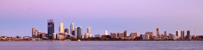 Perth and the Swan River at Sunrise, 29nd December 2011