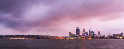 Perth and the Swan River at Sunrise, 23rd February 2012