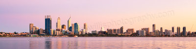 Perth and the Swan River at Sunrise, 6th March 2012