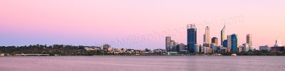 Perth and the Swan River at Sunrise, 16th March 2012