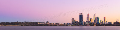 Perth and the Swan River at Sunrise, 30th May 2012