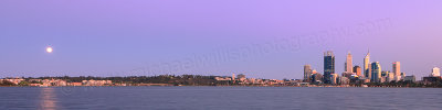 Perth and the Swan River at Sunrise, 1st October 2012