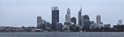 Perth and the Swan River at Sunrise, 28th November 2012