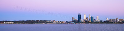 Perth and the Swan River at Sunrise, 19th December 2012