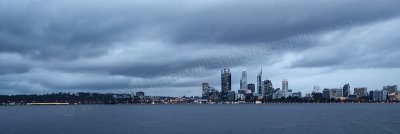 Perth and the Swan River at Sunrise, 2nd May 2013