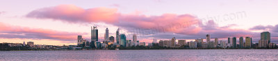Perth and the Swan River at Sunrise, 4th May 2013