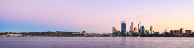 Perth and the Swan River at Sunrise, 15th May 2013