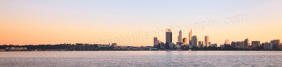 Perth and the Swan River at Sunrise, 22nd May 2013