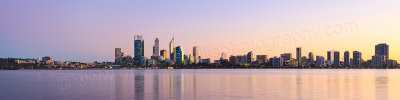 Perth and the Swan River at Sunrise, 23rd May 2013