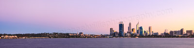 Perth and the Swan River at Sunrise, 25th May 2013