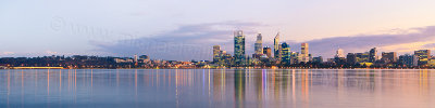 Perth and the Swan River at Sunrise, 5th June 2013
