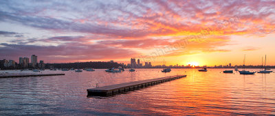 Matilda Bay Sunrise, 18th June 2013