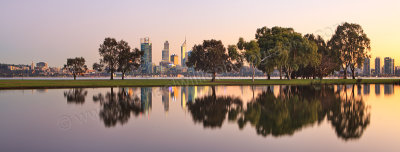 Sunrise by the Swan River, 2nd July 2013