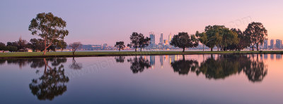 Sunrise by the Swan River, 13th July 2013