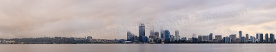Perth and The Swan River at Sunrise, 6th August 2013